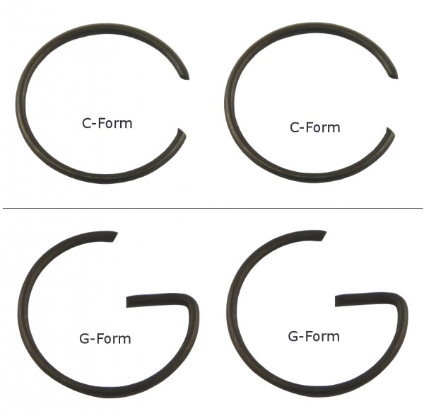 Honda CG125 Today Kolbenbolzensicherungsring-Paar