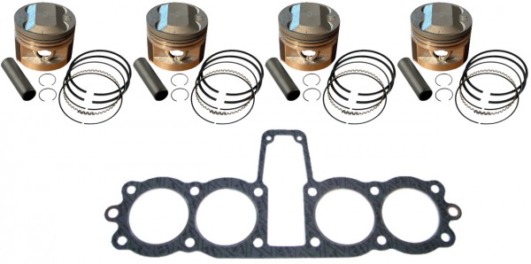 Honda CB750F Bol d'Or (DOHC) Aufbohrsatz +3,0 - Kolben-Kit + Zylinderkopfdichtung