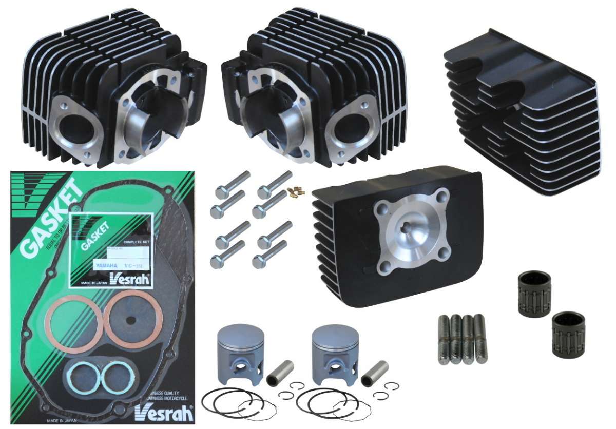 Yamaha RD250 '73'75 (luftgekühlt) Zylinder Satz für Umrüstung auf