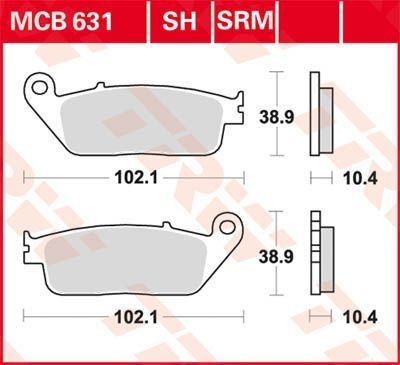 Honda ST1100 Pan European (SC26) - Bremsbeläge / Bremsklötze