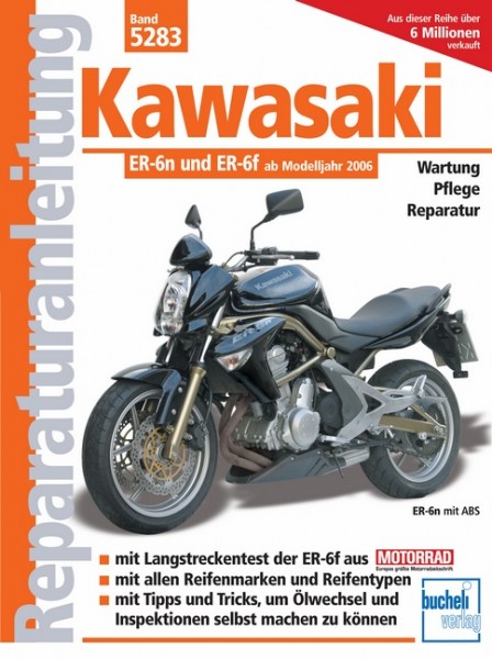 Kawasaki ER-6N - ab Modelljahr 2005 - Reparaturanleitung