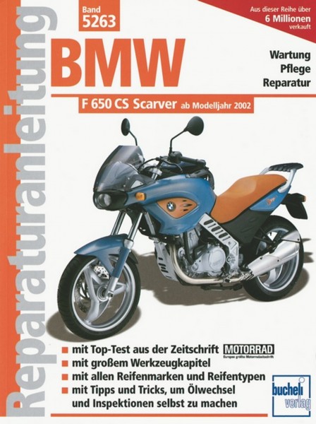 BMW F 650 CS Scarver - Reparaturanleitung