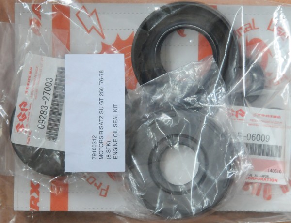 Suzuki GT250 A/B '76-'77 Motor-Wellendichtring-Satz