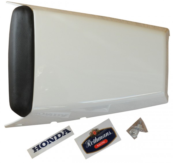 Honda NS400R Soziusabdeckung (weiß)