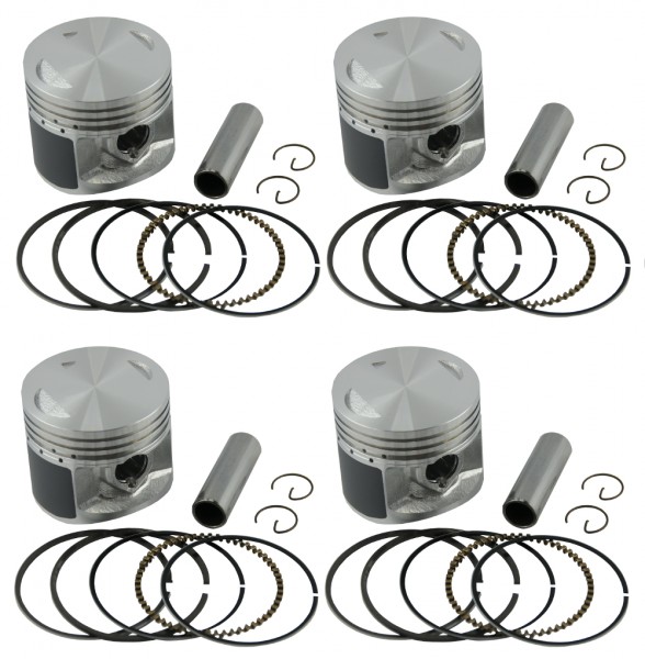 Honda CB550F/K (MOS2) Kolben-Kit - Übermaß +0.25