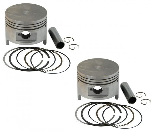 Honda CM400T '78-'81 Kolben-Kit - Übermaß +1,00 (flacher Kolbenboden)