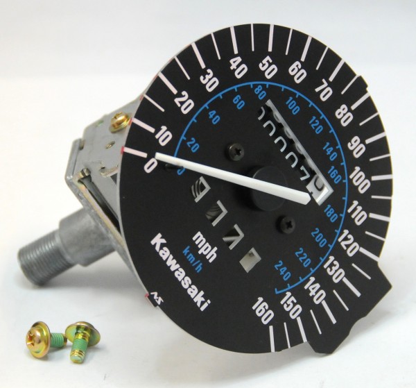 Kawasaki ZZR600 &#039;90-&#039;92 Speedometer / Tacho (Meilenangabe)