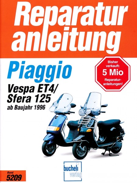 Piaggio Sfera 125 / Vespa ET 4 - ab Baujahr 1996 - Reparaturanleitung